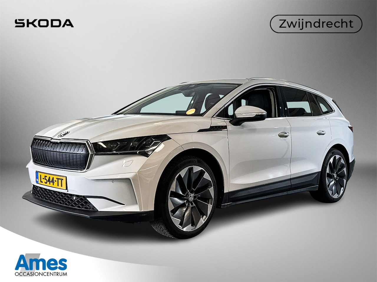 Skoda Enyaq iV - 80 First Edition / Lederen bekleding / Wegklapbare trekhaak / 21inch velgen - AutoWereld.nl