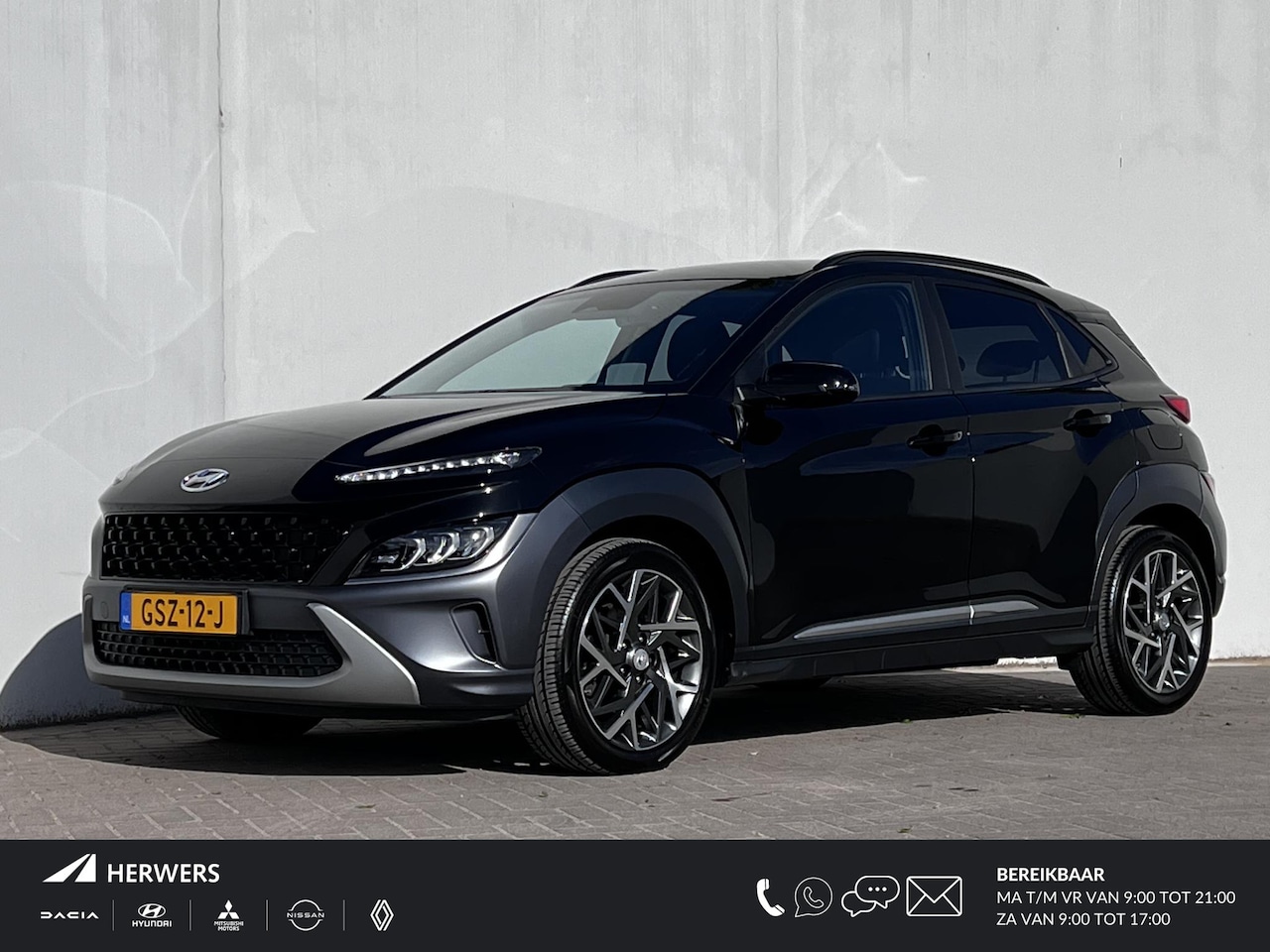 Hyundai Kona - 1.6 GDI HEV Comfort Smart Automaat Facelift / Trekgewicht 1.300 kg / 18"Premium /  Navigat - AutoWereld.nl