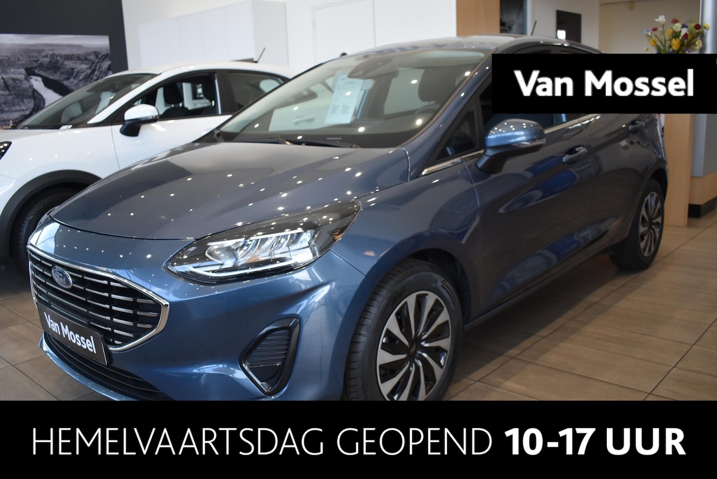 Ford Fiesta - 1.0 EcoBoost Hybrid Titanium | Climate Control | Cruise Control | Parkeersensoren Achter | - AutoWereld.nl