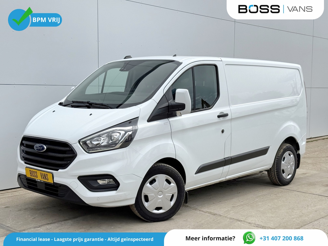 Ford Transit Custom - 2.0 TDCI 130pk Automaat L1H1 Scherm Cruise Control Camera Airco LED Parkeersensoren voor a - AutoWereld.nl