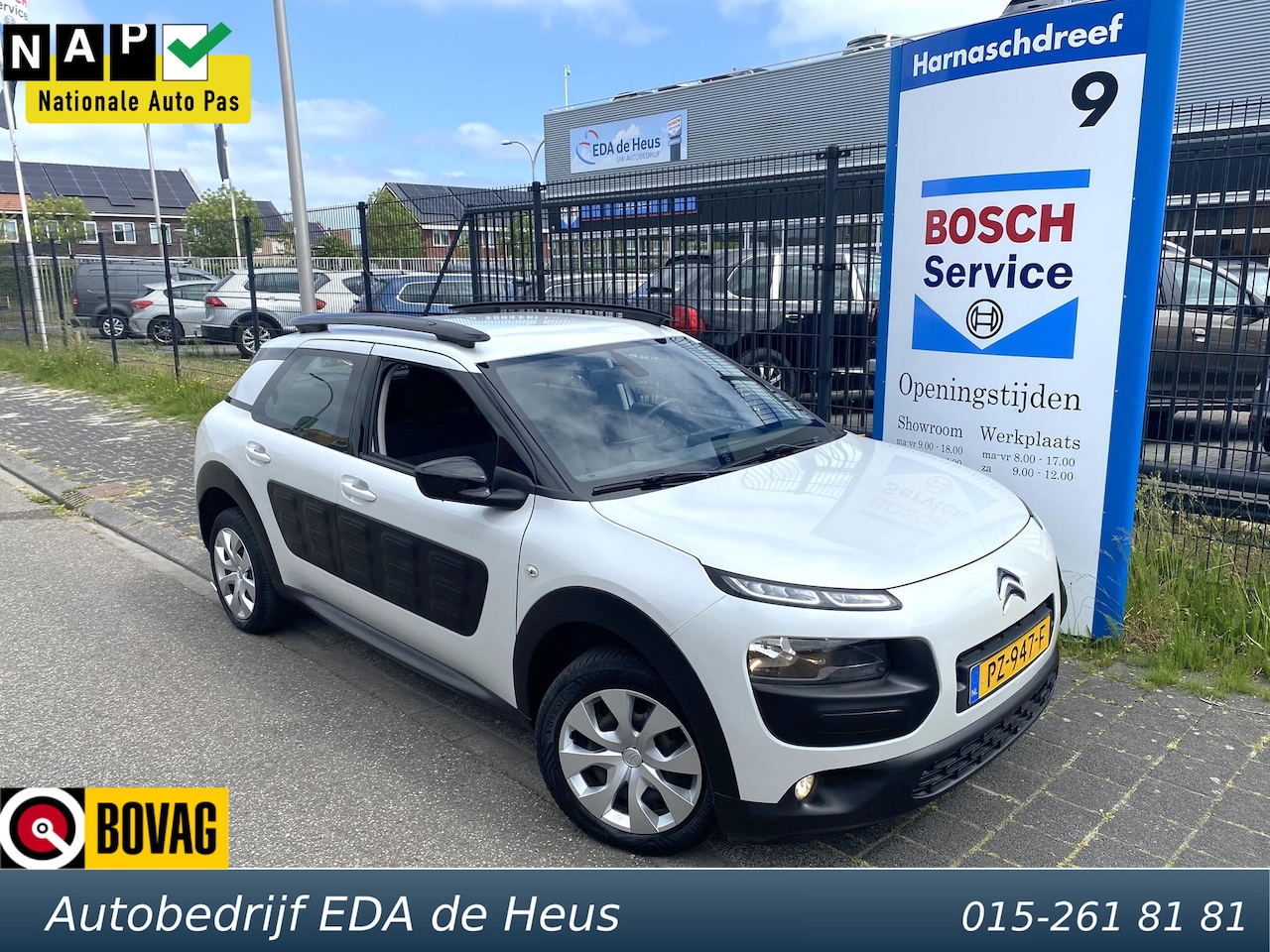 Citroën C4 Cactus - 1.2 PureTech Automaat Business met o.a. navi, parelmoer kleur, dakrails, cruise, etc. - AutoWereld.nl