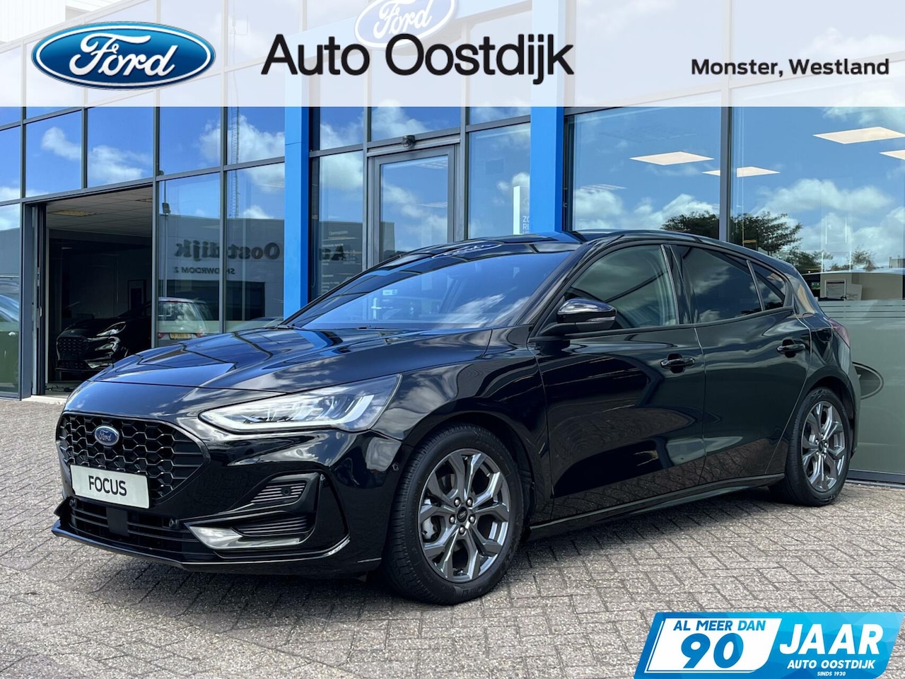 Ford Focus - 1.0 EcoBoost Hybrid ST Line 125PK Winterpack Cruise Navi Camera SYNC4 Climate Privacy Glas - AutoWereld.nl