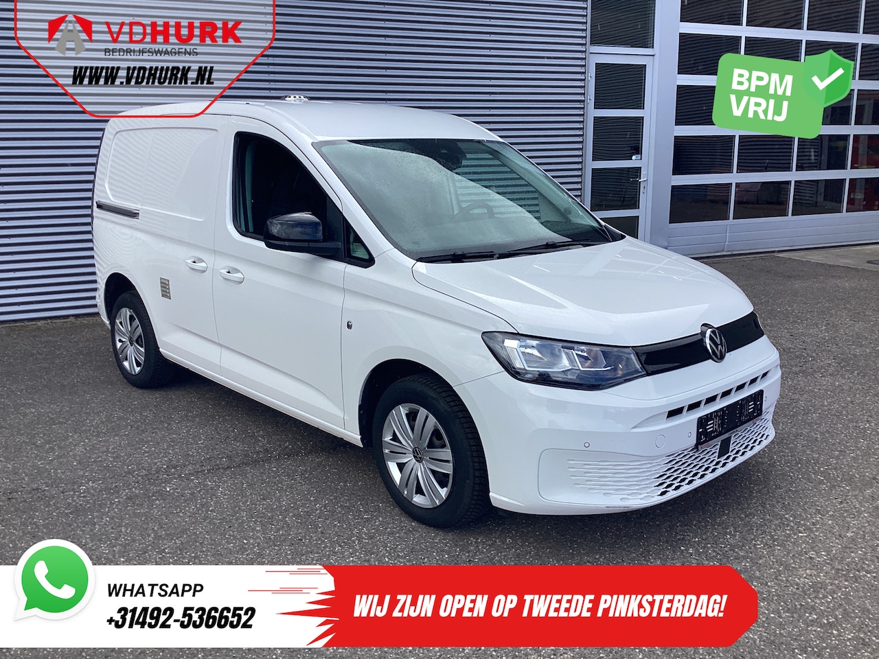Volkswagen Caddy Cargo - 2.0 TDI 125 pk DSG Aut. BPM VRIJ EXPORT ONLY Carplay/ Cruise/ Camera/ Navi/ Airco - AutoWereld.nl