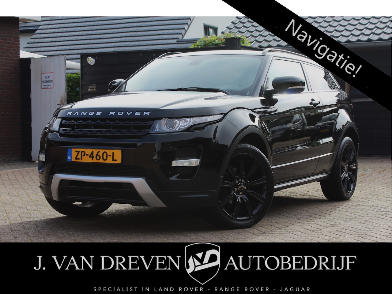 Land Rover Range Rover Evoque Coupé - 2.0 Si 4WD Prestige / Dynamic/ Black on Black !, Elek- verw. stoelen, Airco, Navi, Cruise, - AutoWereld.nl