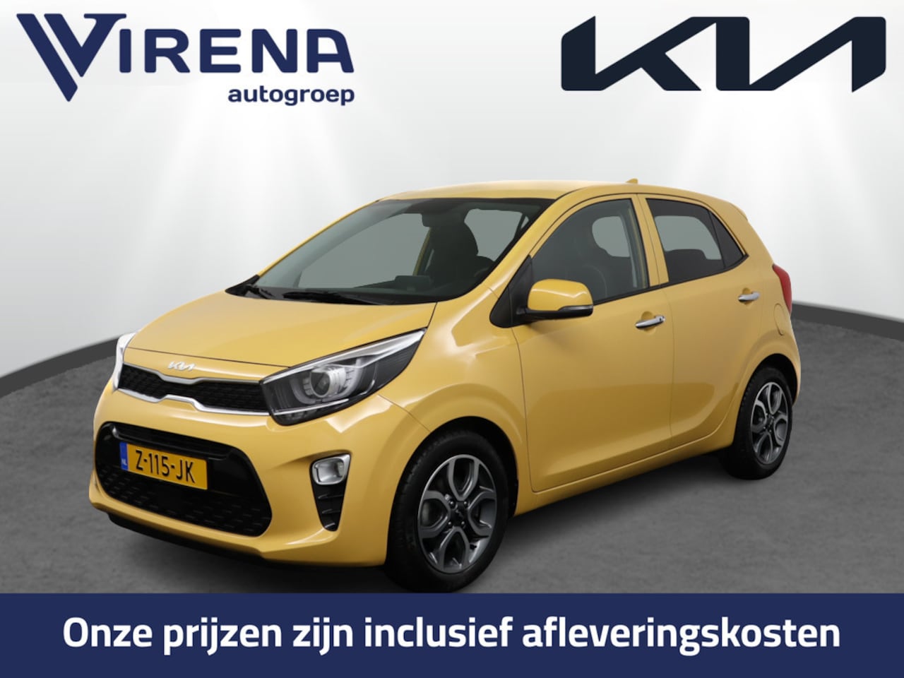 Kia Picanto - 1.0 DPi DynamicPlusLine - Navigatie - Cruise Control - Climate Control - Lichtmetalen Velg - AutoWereld.nl
