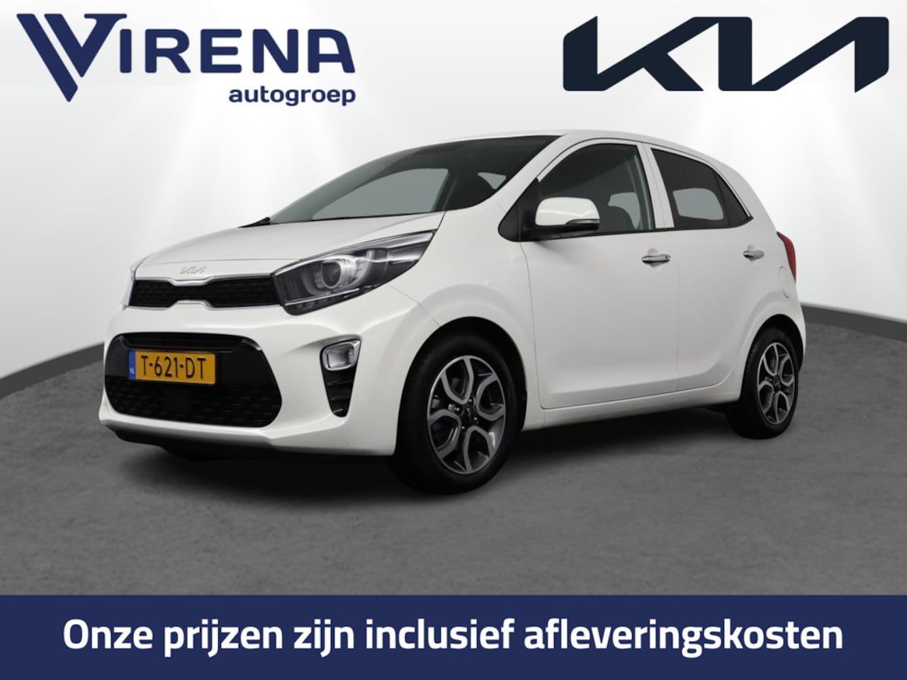 Kia Picanto - 1.0 DPi DynamicPlusLine - Navigatie - Climate Control - Apple Carplay-/Android Auto - Acht - AutoWereld.nl