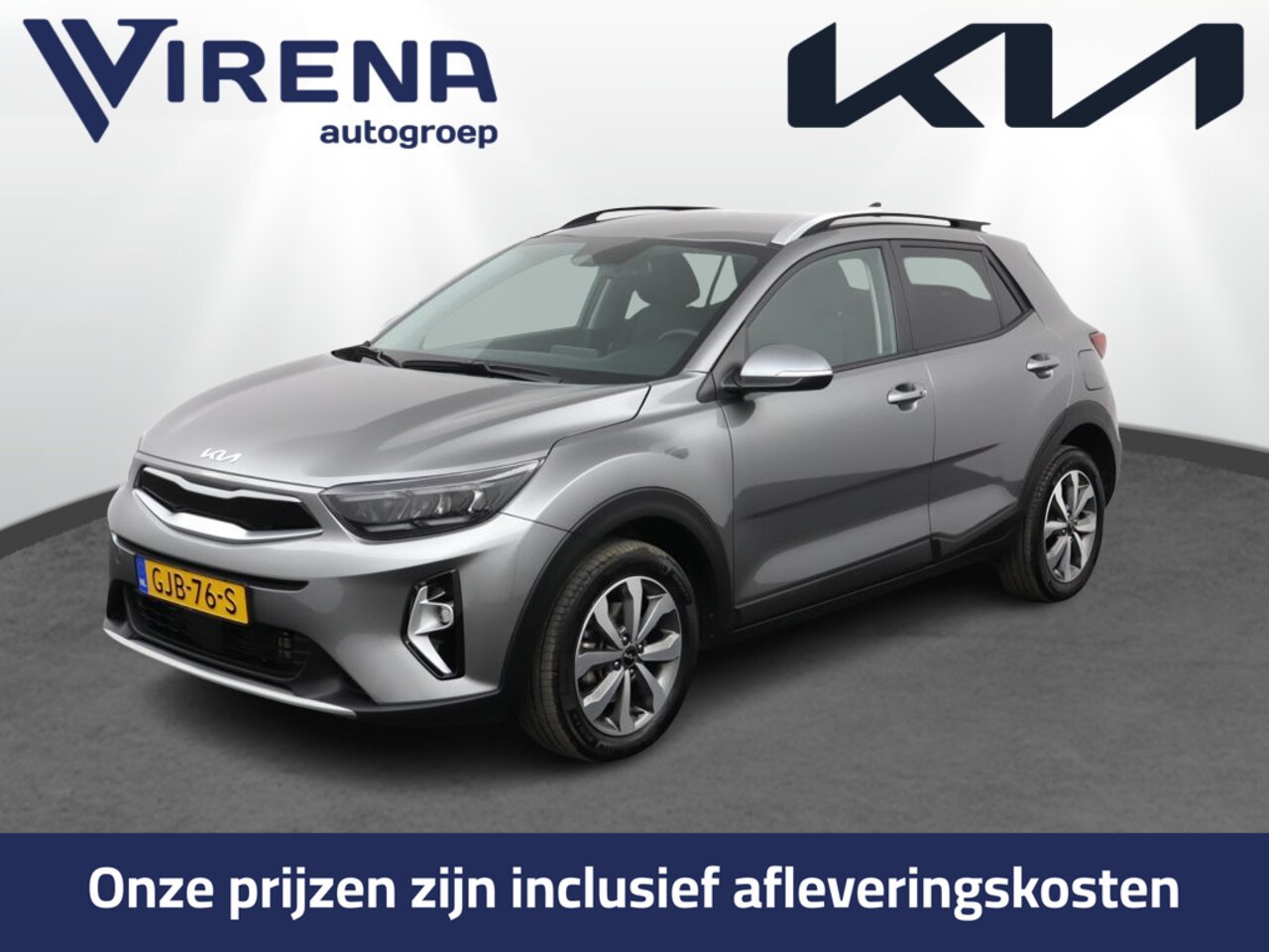Kia Stonic - 1.0 T-GDi MHEV DynamicPlusLine - Navigatie - Stoel-/stuurverwarming - Cruise control - Cli - AutoWereld.nl