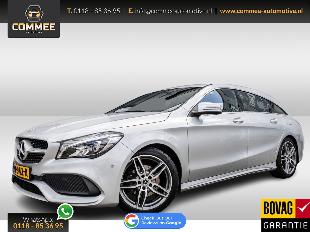 Mercedes-Benz CLA-klasse Shooting Brake - 180 Business Solution AMG ✅Cam✅Trekhaak✅NAV✅Keyless✅Stoelverw - AutoWereld.nl