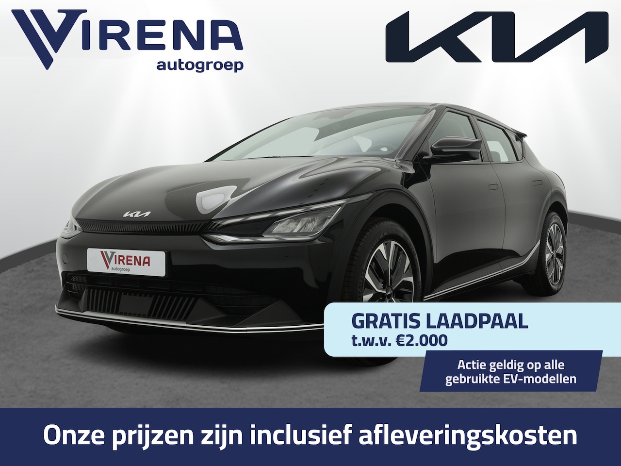 Kia EV6 - Light 58 kWh * Rijdende Demo * - Navigatie - Cruise Control - Apple CarPlay / Android Auto - AutoWereld.nl