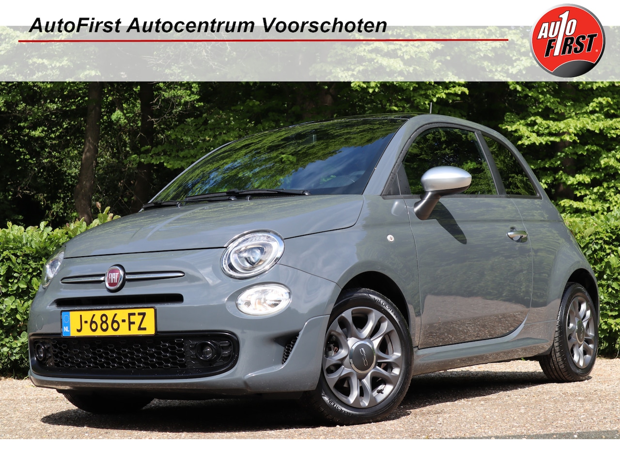 Fiat 500 - 1.0 Hybrid Rockstar | Panoramadak | Carplay | Parkeersensoren | - AutoWereld.nl