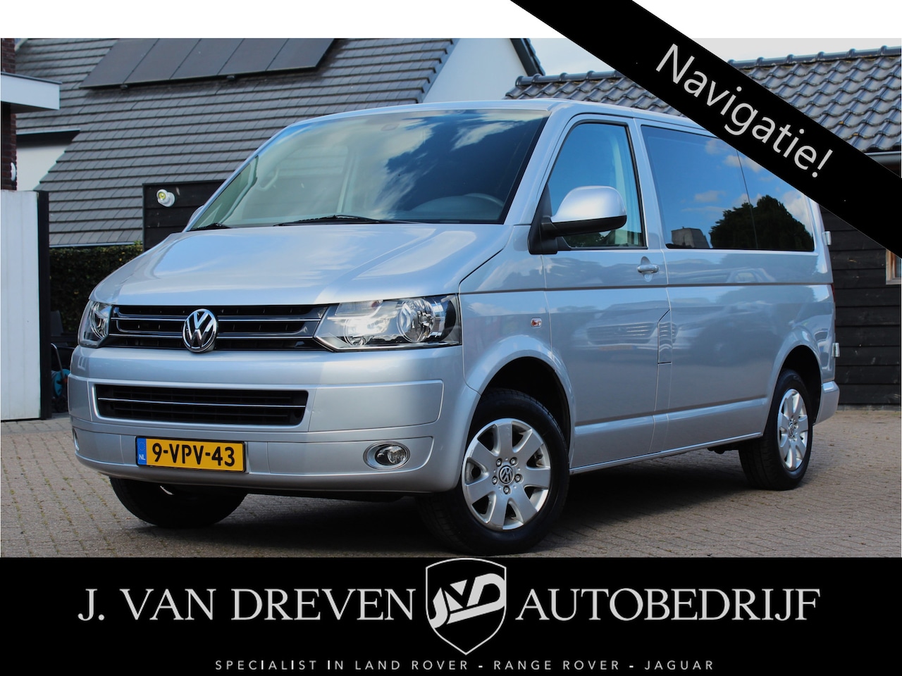Volkswagen Transporter - 2.0 TDI L1H1 DC Comfortline - Navi, zomer- en winterbanden, Airco, Trekhaak, Cruise! - AutoWereld.nl