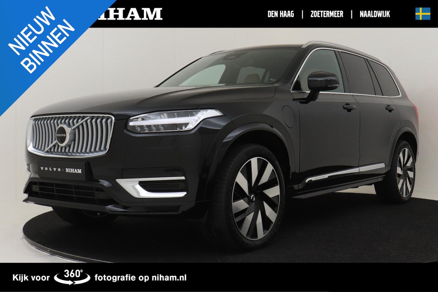 Volvo XC90 - T8 RECHARGE AWD ULTIMATE BRIGHT *FULL OPTIONS!* -PANO.DAK|BOWERS&WILKINS|LUCHTVERING|TREKH - AutoWereld.nl