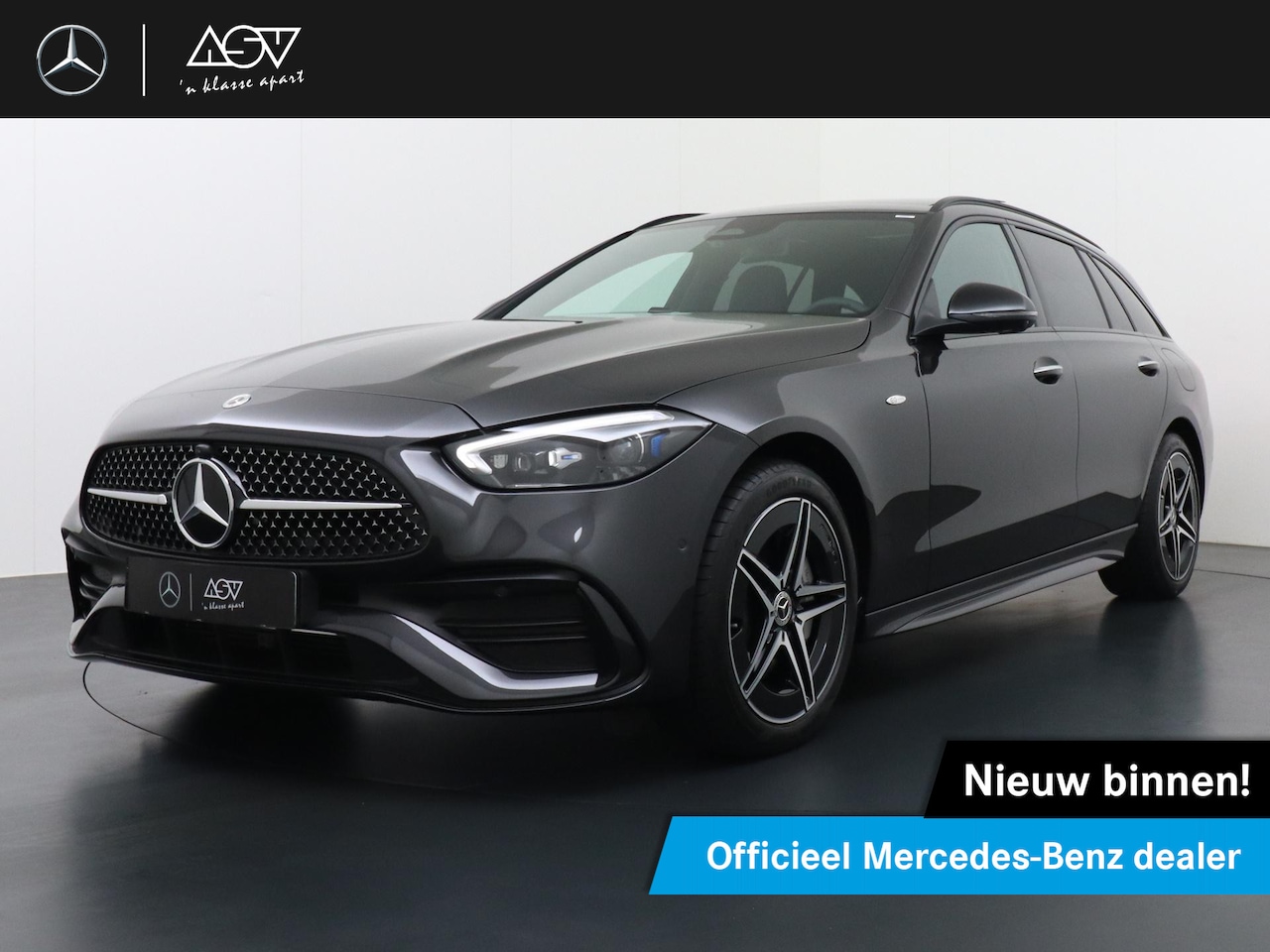 Mercedes-Benz C-klasse Estate - 300 e Business Solution AMG | Panorama - Schuifdak | Trekhaak Wegklapbaar | Memorystoelen - AutoWereld.nl