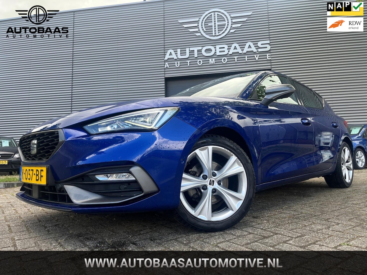 Seat Leon - 1.0 TSI FR Launch Edition NL-AUTO+NAP+1EIG+FULL LED+NAVI+1/2 LEDER+VIRTUAL COCKPIT+ADAPTIV - AutoWereld.nl
