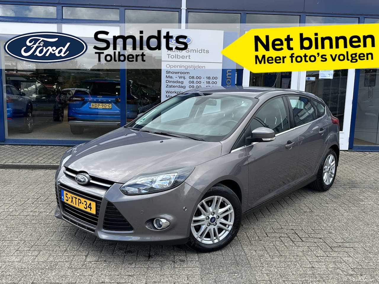 Ford Focus - EcoBoost 125pk Edition Plus | Voorruitverwarming | Climate | Park. sens V+A | Navi | Bluet - AutoWereld.nl