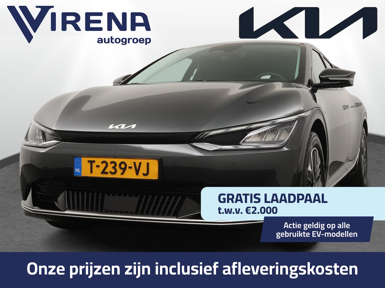 Kia EV6 - Plus AWD 77.4 kWh - Navigatie - Climate Control - LED - Adaptief Cruise Control - Stoel/St - AutoWereld.nl