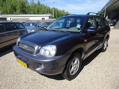 Hyundai Santa Fe - 2.4i-16V 4WD Navy Airco Elektrische Ramen Leer Stoel Verwarming