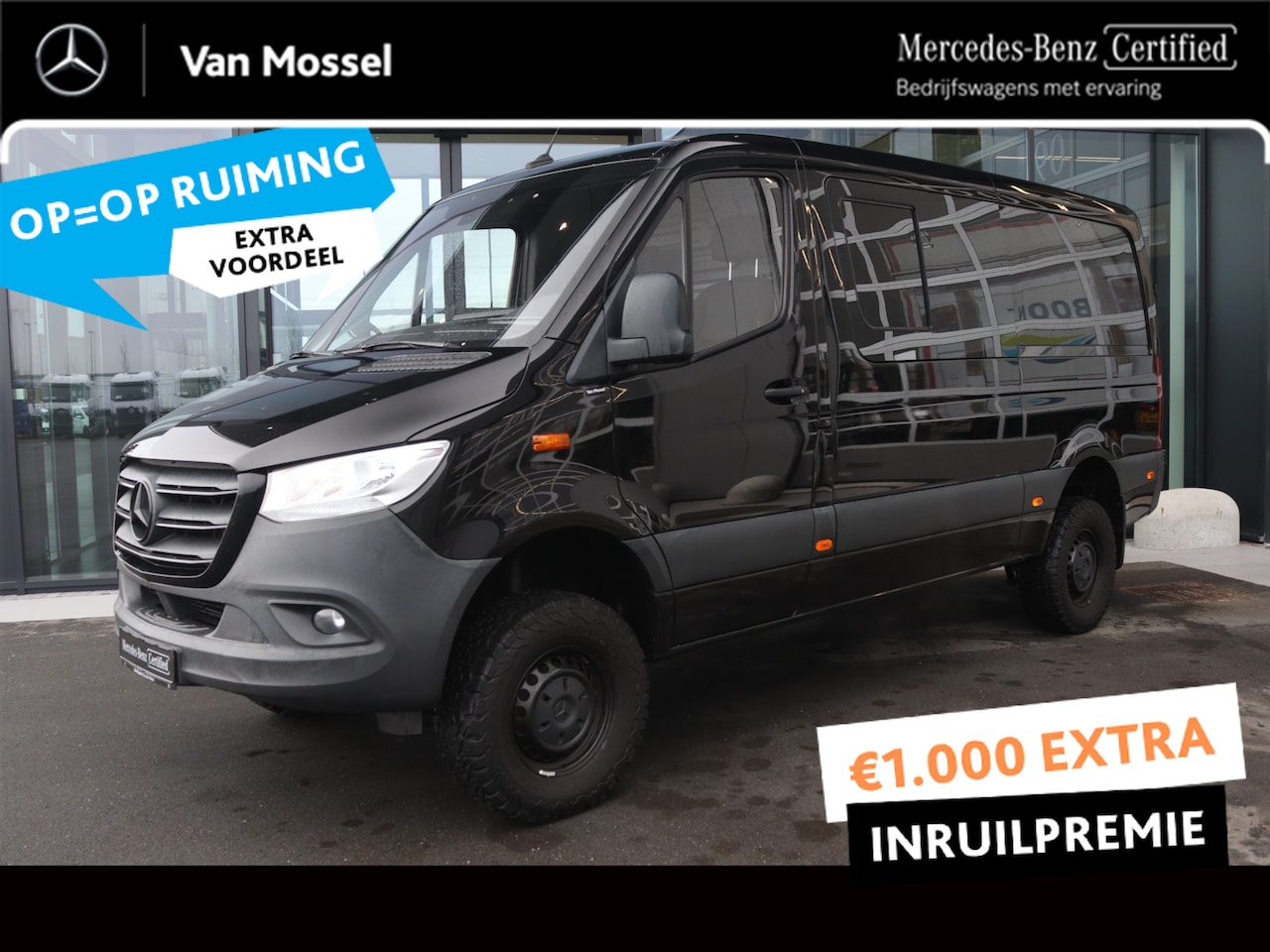 Mercedes-Benz Sprinter - 314 CDI L2H1 4X4 | AIRCO/MBUX/CAMERA | Certified . - AutoWereld.nl