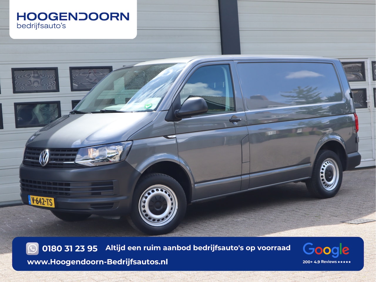 Volkswagen Transporter - 2.0 TDI 85 pk Euro 6 - L1 Kort - Airco - Trekhaak - 3 Zits - AutoWereld.nl