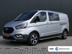 Ford Transit Custom - 320 2.0 TDCI L2H1 Active DC | Dubbele Cabine | LENGTE 2 | Bi-Xenon | Half-Leder | Adaptive