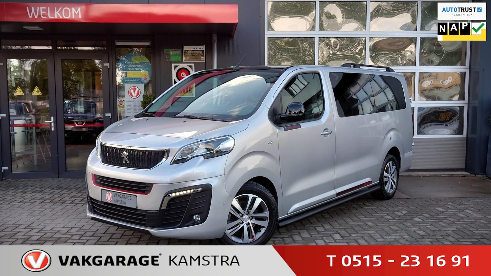 Peugeot Expert - 2.0 BlueHDI Sport Ed. 180PK NAP/DAB+/Navi/Cam - AutoWereld.nl