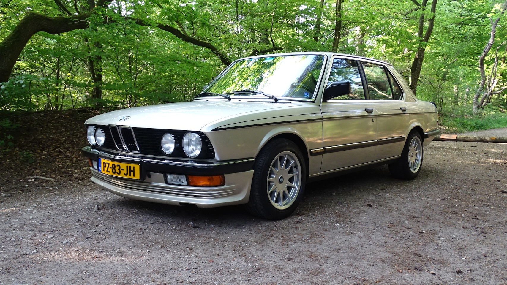 BMW 5-serie - 528i BMW E28, "Shark Nose" 1986 Beige 1ste eig. NAP. Zeer mooi!! - AutoWereld.nl
