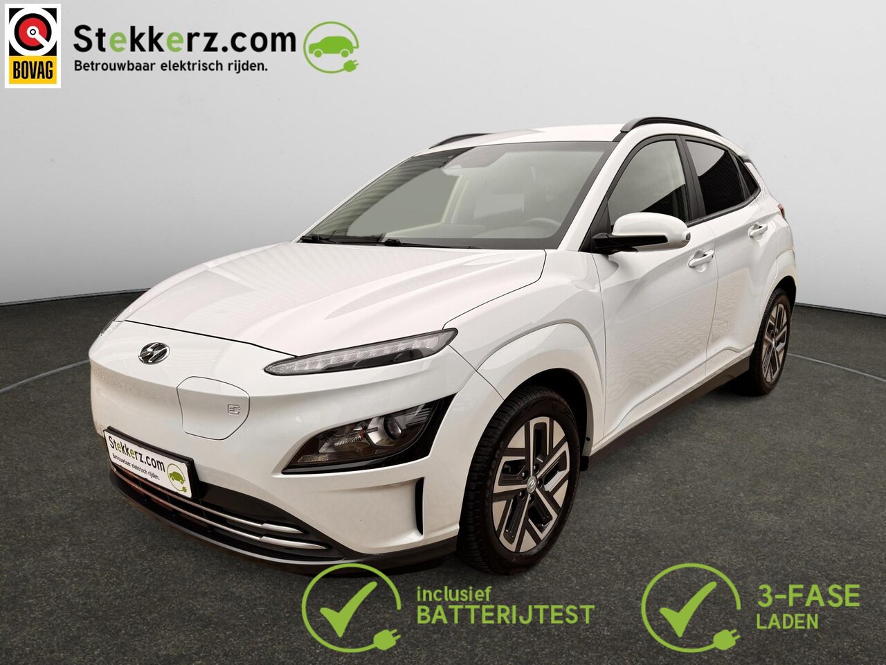 Hyundai Kona Electric - EV Comfort 64 kWh SOH 100%, Electr. Schuifdak! - AutoWereld.nl