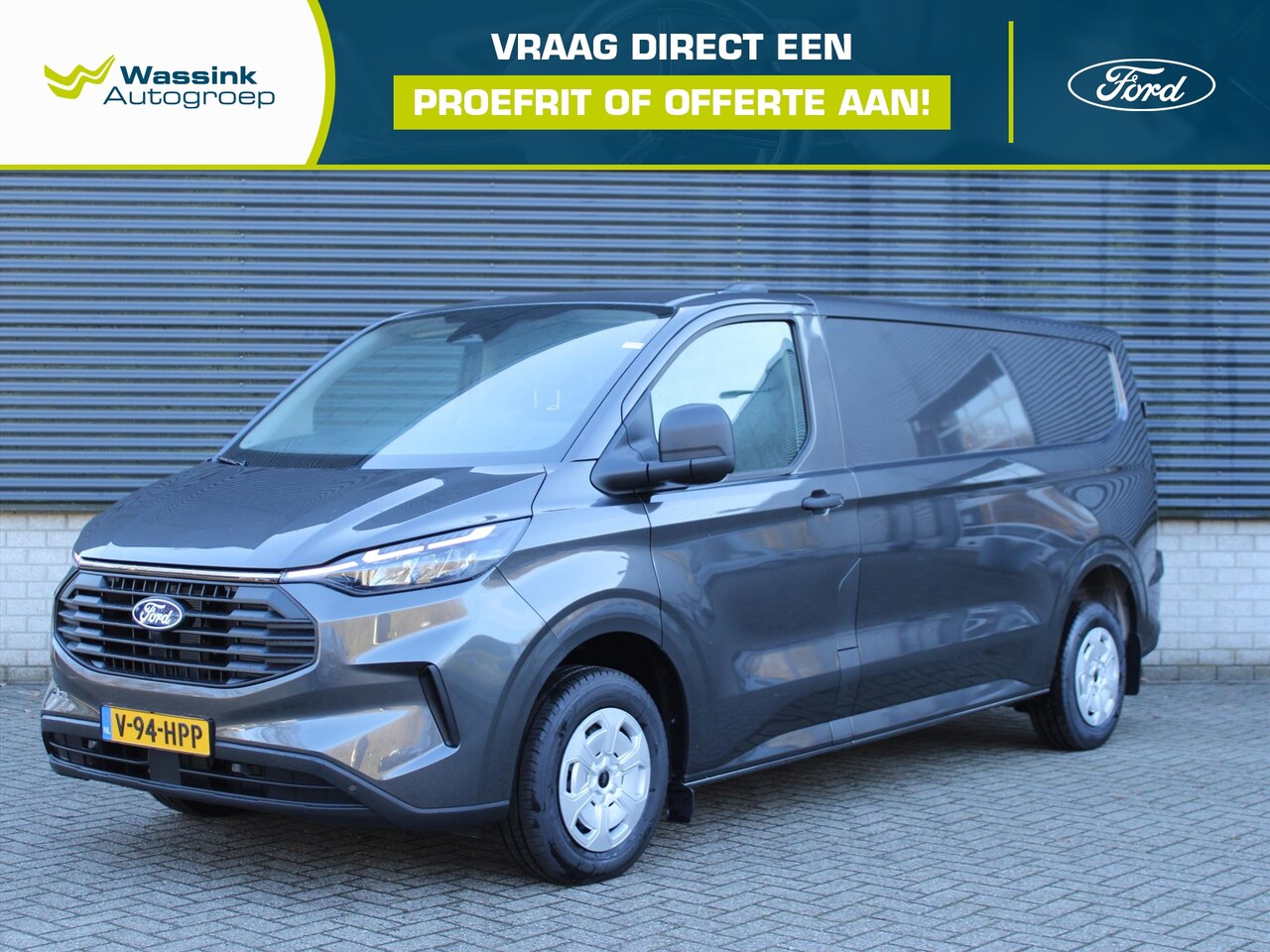 Ford Transit Custom - GB 2.0 EcoBlue 136pk L2H1 320 Automaat Limited | Cruise Control | Parkeersensoren voor en - AutoWereld.nl