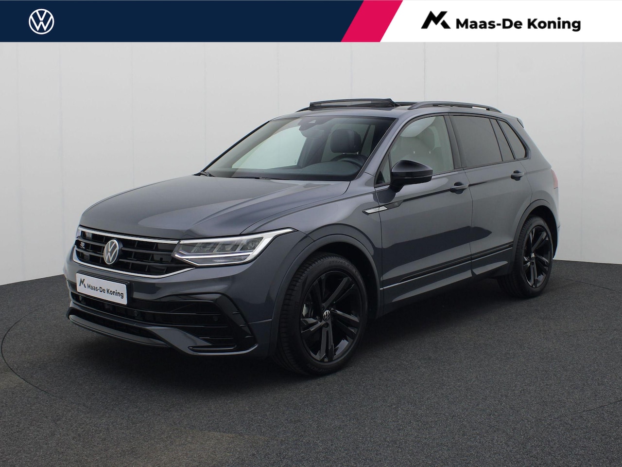 Volkswagen Tiguan - 1.5TSI/150PK R-Line Blackstyle DSG · Panoramadak · Navigatie · Stoel- & stuurverwarming · - AutoWereld.nl