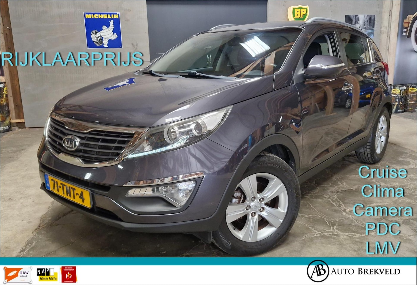 Kia Sportage - 1.6 GDI X-ecutive Plus Pack 135PK | Rijklaar | Half leer | Cruise | Clima | Camera | PDC - AutoWereld.nl
