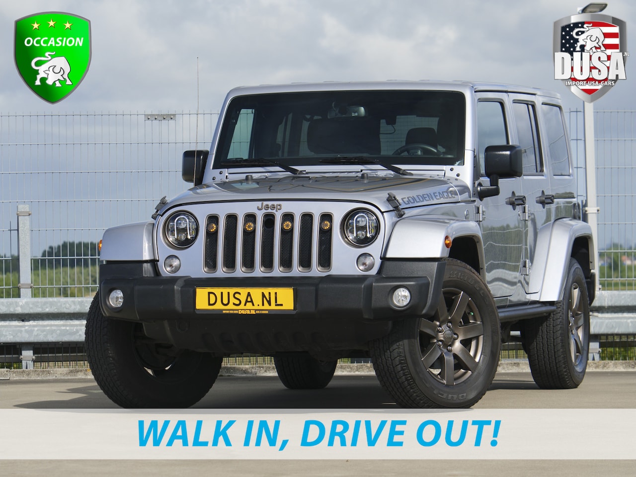 Jeep Wrangler Unlimited - 3.6 Sahara Golden Eagle Edition - AutoWereld.nl