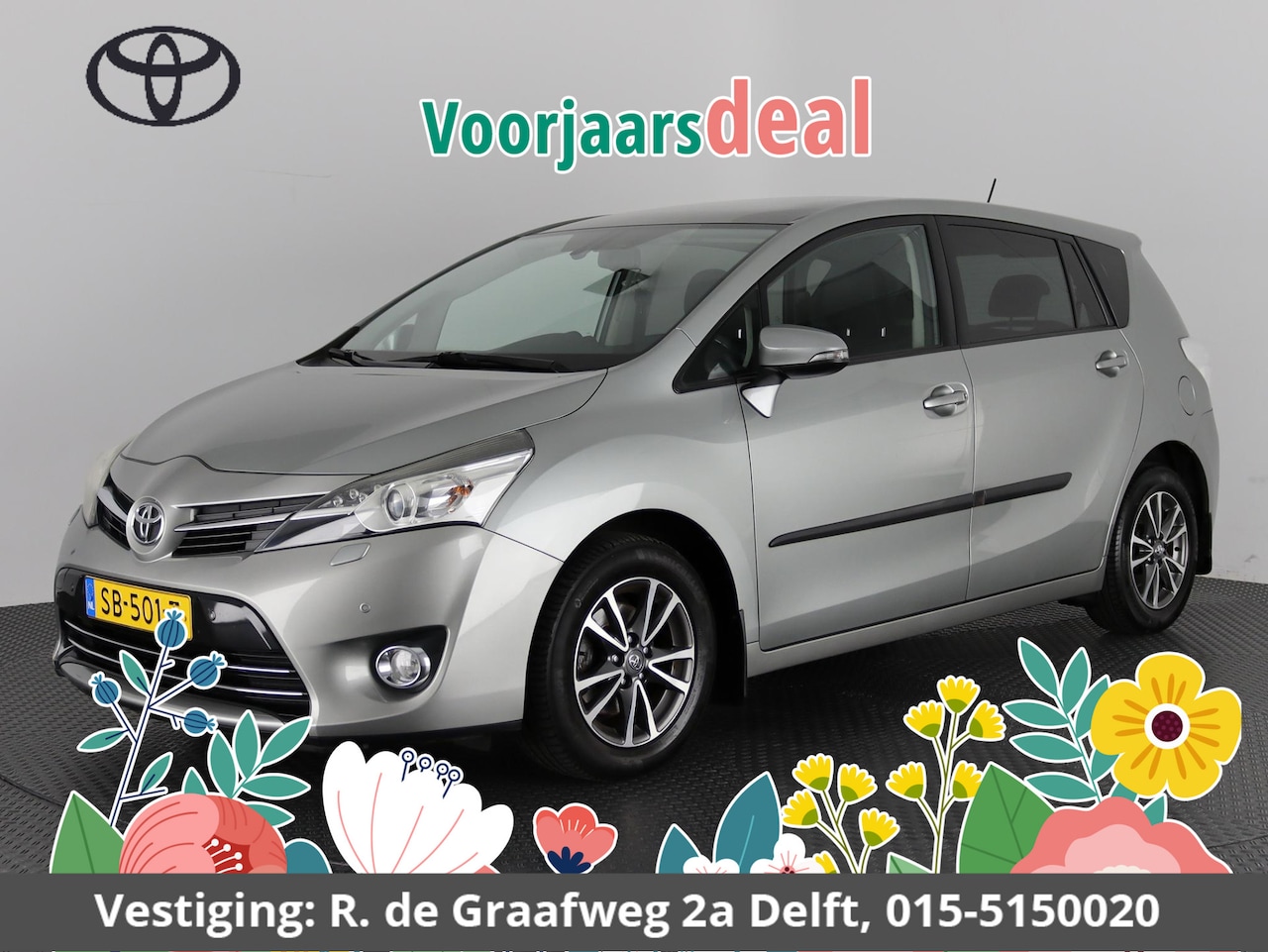 Toyota Verso - 1.8 VVT-i Dynamic Business | Dealer onderhouden | Panoramadak | Trekhaak | Parkeersensoren - AutoWereld.nl