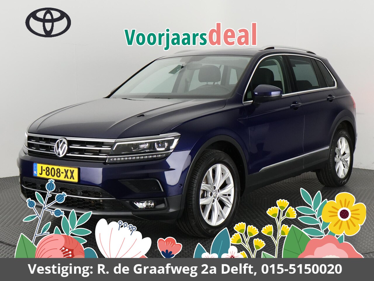 Volkswagen Tiguan - 2.0 TSI 4Motion Highline Business R | 360° Camera | Trekhaak | Vol leer | Stoelverwarming - AutoWereld.nl