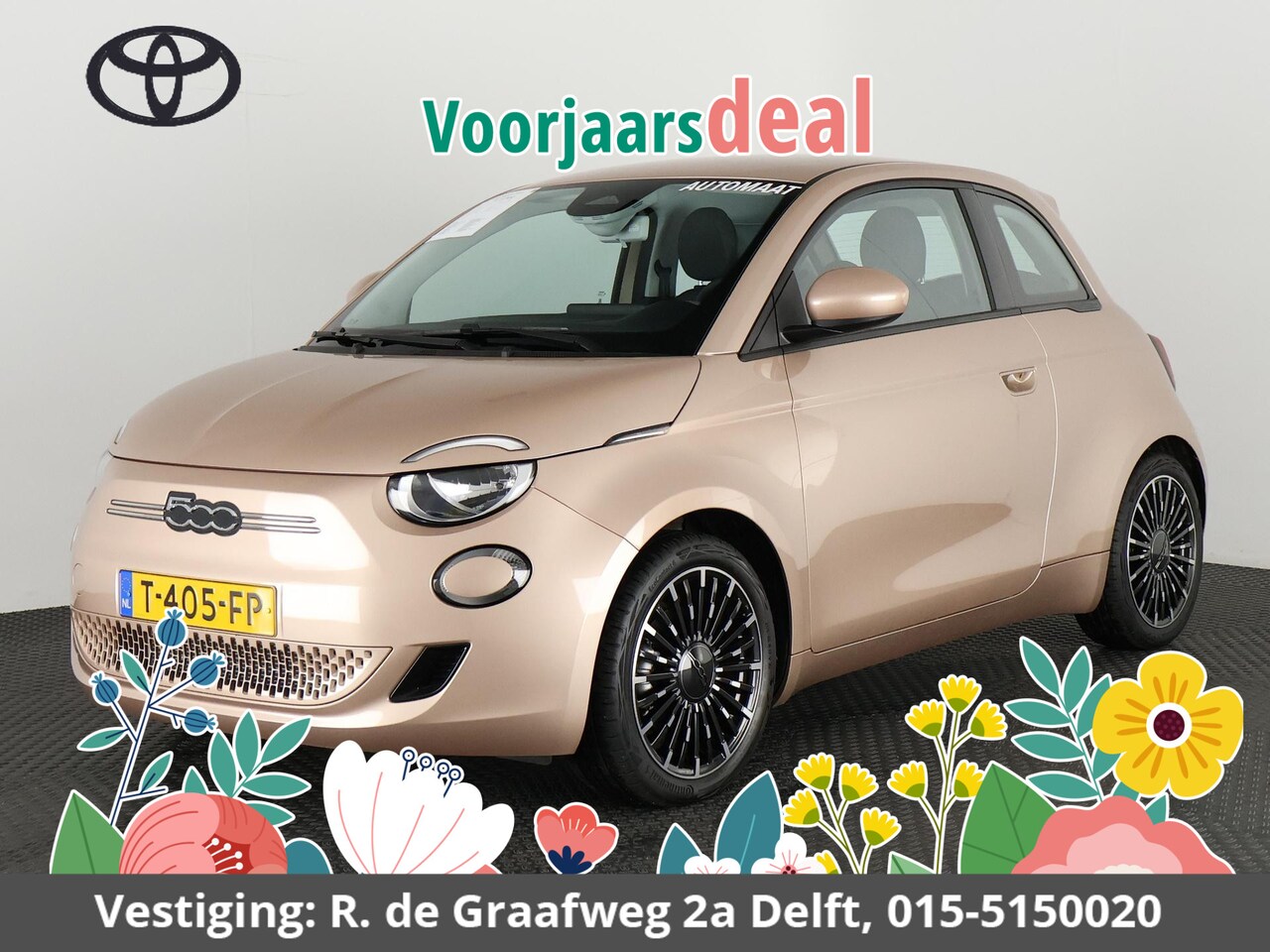Fiat 500e - Icon 42 kWh | Navigatie | Camera | Smart Entry | - AutoWereld.nl