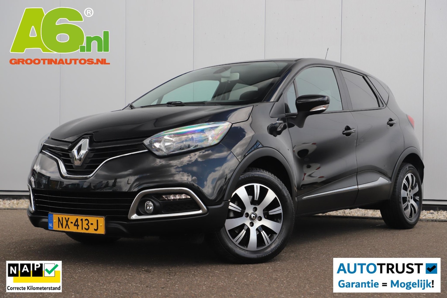Renault Captur - 1.5 dCi Limited Keyless Navigatie Bluetooth Clima Cruise Parkeersensor 16 inch LMV Getint - AutoWereld.nl
