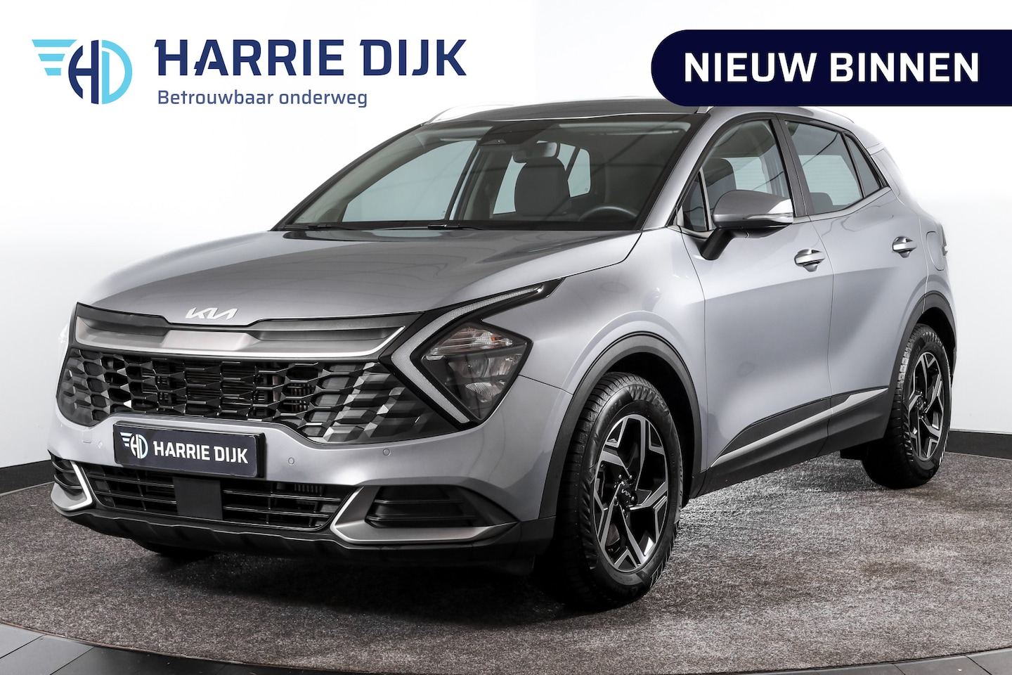 Kia Sportage - 1.6 T-GDi MHEV 160 PK DynamicLine - Automaat | Dig. Cockpit | Adapt. Cruise | Stuur-+Stuur - AutoWereld.nl