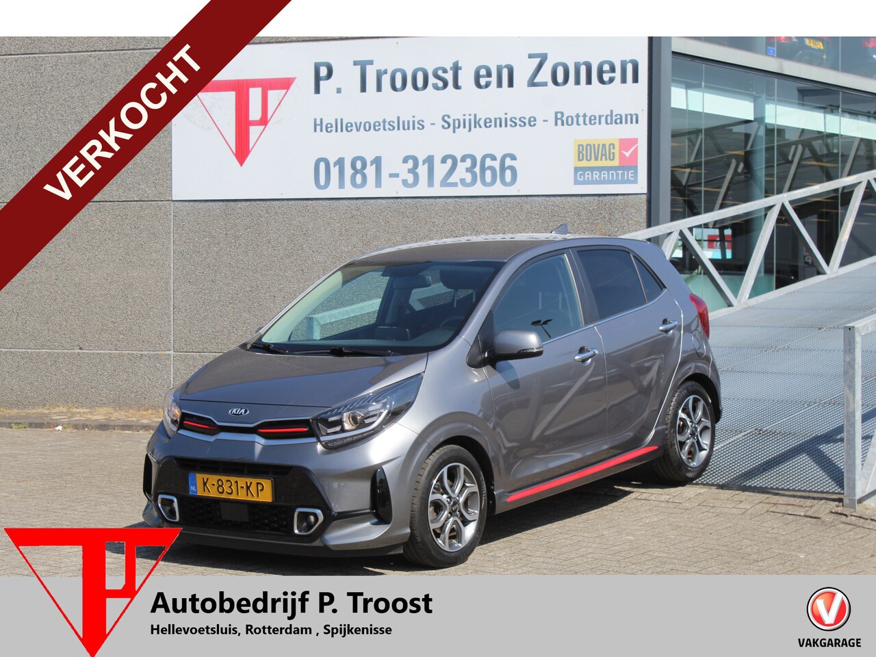 Kia Picanto - 1.0 DPi GT-Line Navigatie/Achteruitrijcamera/Apple carplay/Climate control/Cruise control/ - AutoWereld.nl