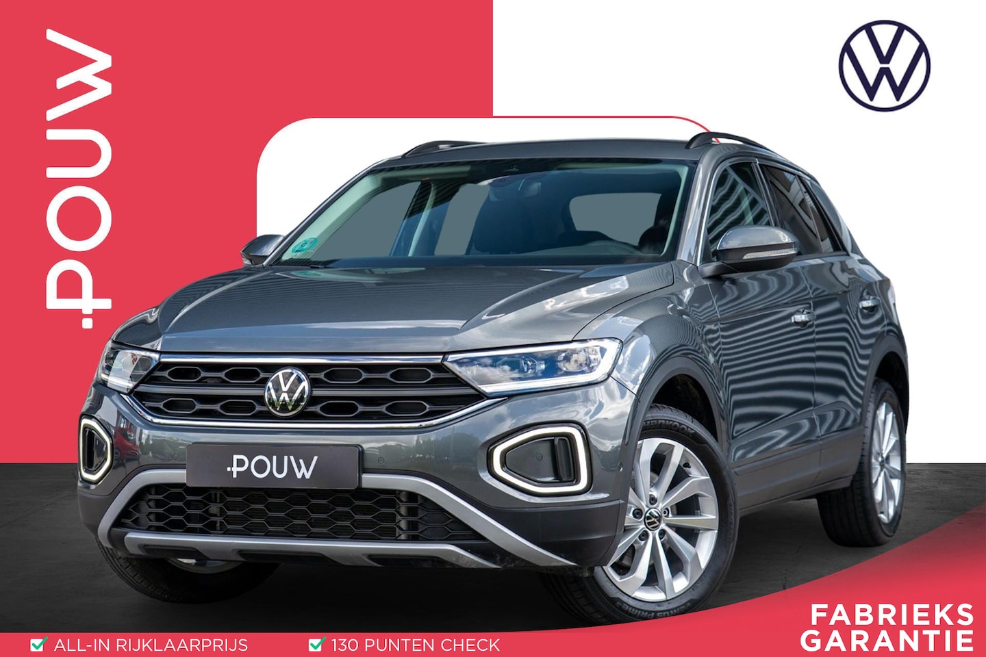 Volkswagen T-Roc - 1.0 TSI 115pk Life | LED Plus Koplampen | Park Assist | Carplay & Android Auto - AutoWereld.nl