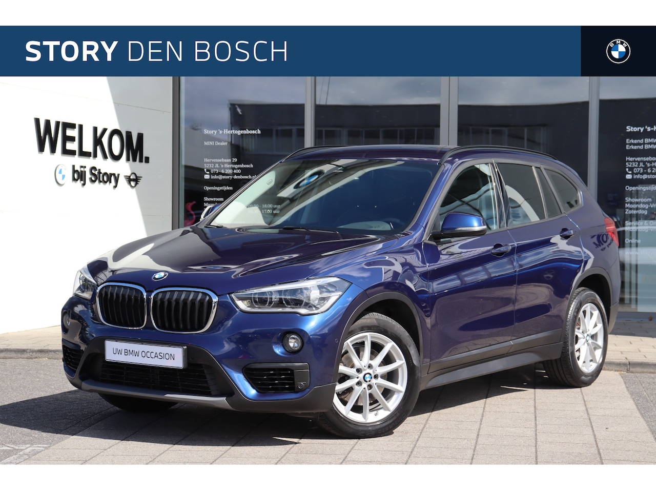BMW X1 - sDrive18i High Executive Automaat / Trekhaak / Head-Up / LED / Park Assistant / Leder / Na - AutoWereld.nl
