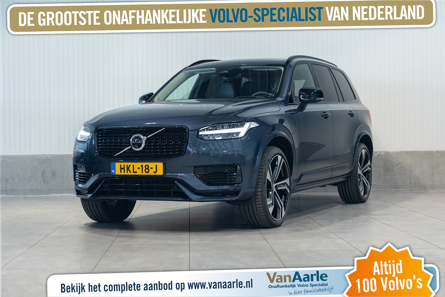 Volvo XC90 - T8 Aut. LongRange Ultra Dark Model'24 Luchtvering 22"Velg FULL-OPTIONS 455pk - AutoWereld.nl