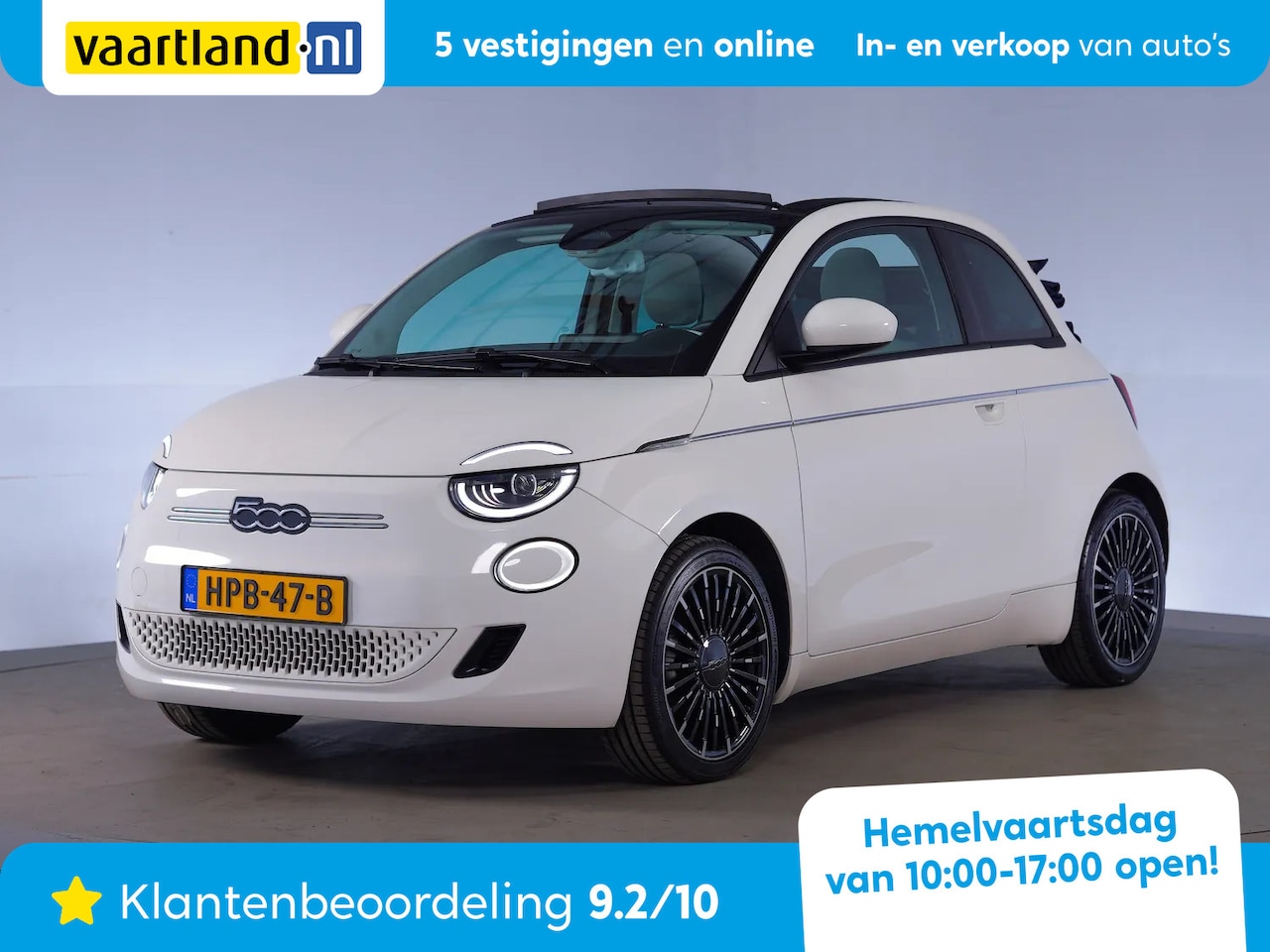 Fiat 500e - Icon 42kWh [ Navi Climate Apple Carplay/Android Auto ] - AutoWereld.nl