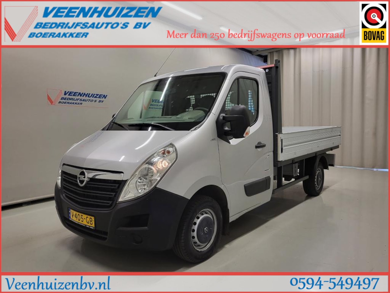 Opel Movano - 2.3CDTI 130pk L2/H1 Pickup Euro 6! - AutoWereld.nl