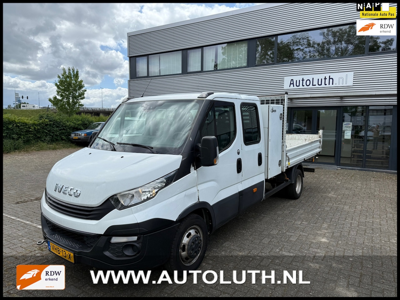 Iveco Daily - 35C14D 2.3 410 Dub.cab/ Kipper/Dub.lucht/airco - AutoWereld.nl