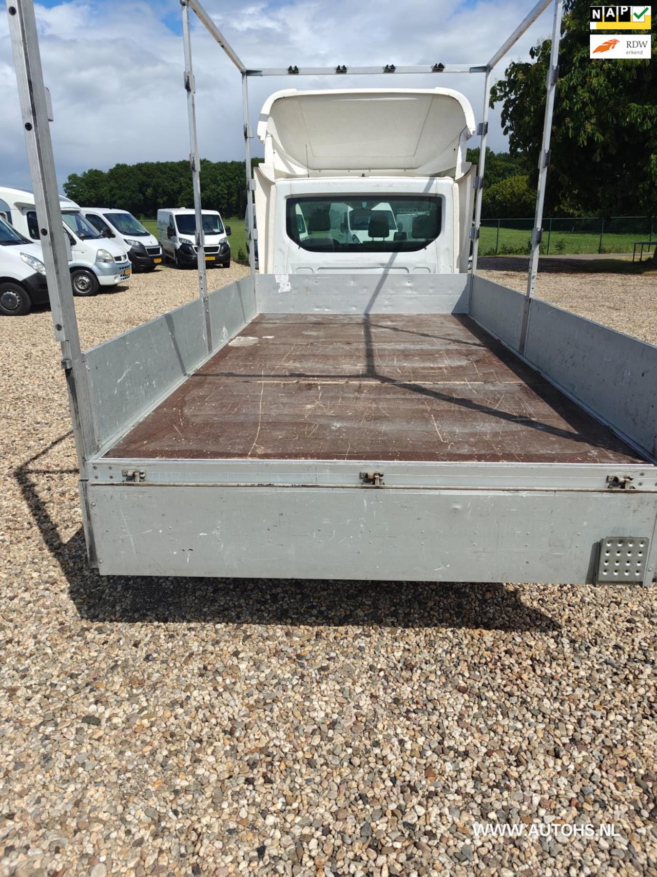 Ford Transit - 350 2.0 TDCI L4H1, Pick up open laadbak , met huif , Lengte bak 4.23 m , 1e Eig. Apk Jan. - AutoWereld.nl