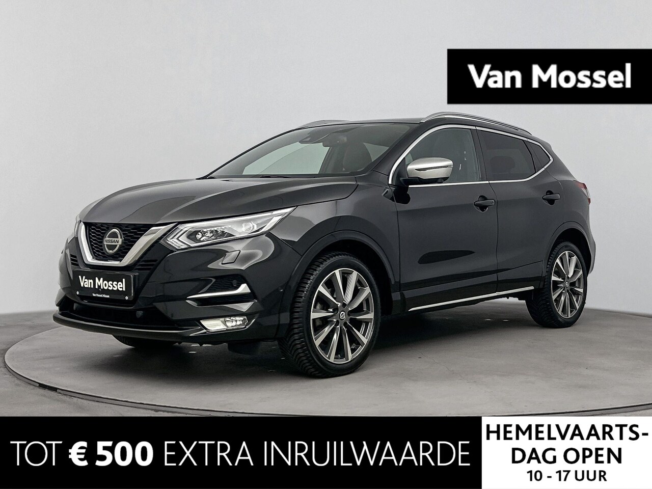 Nissan Qashqai - 1.3 DIG-T Tekna + 160PK | Automaat | Trekhaak | Navigatie | Panoramadak | Leder | BOSE Aud - AutoWereld.nl