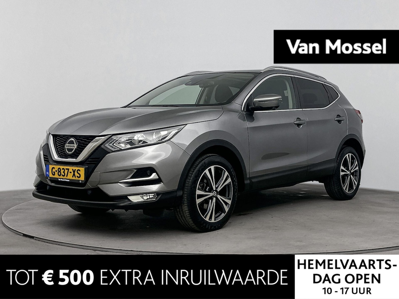 Nissan Qashqai - 1.3 DIG-T N-Connecta 140PK | Navigatie | Panoramadak | 360 Graden Camera | Climate Control - AutoWereld.nl