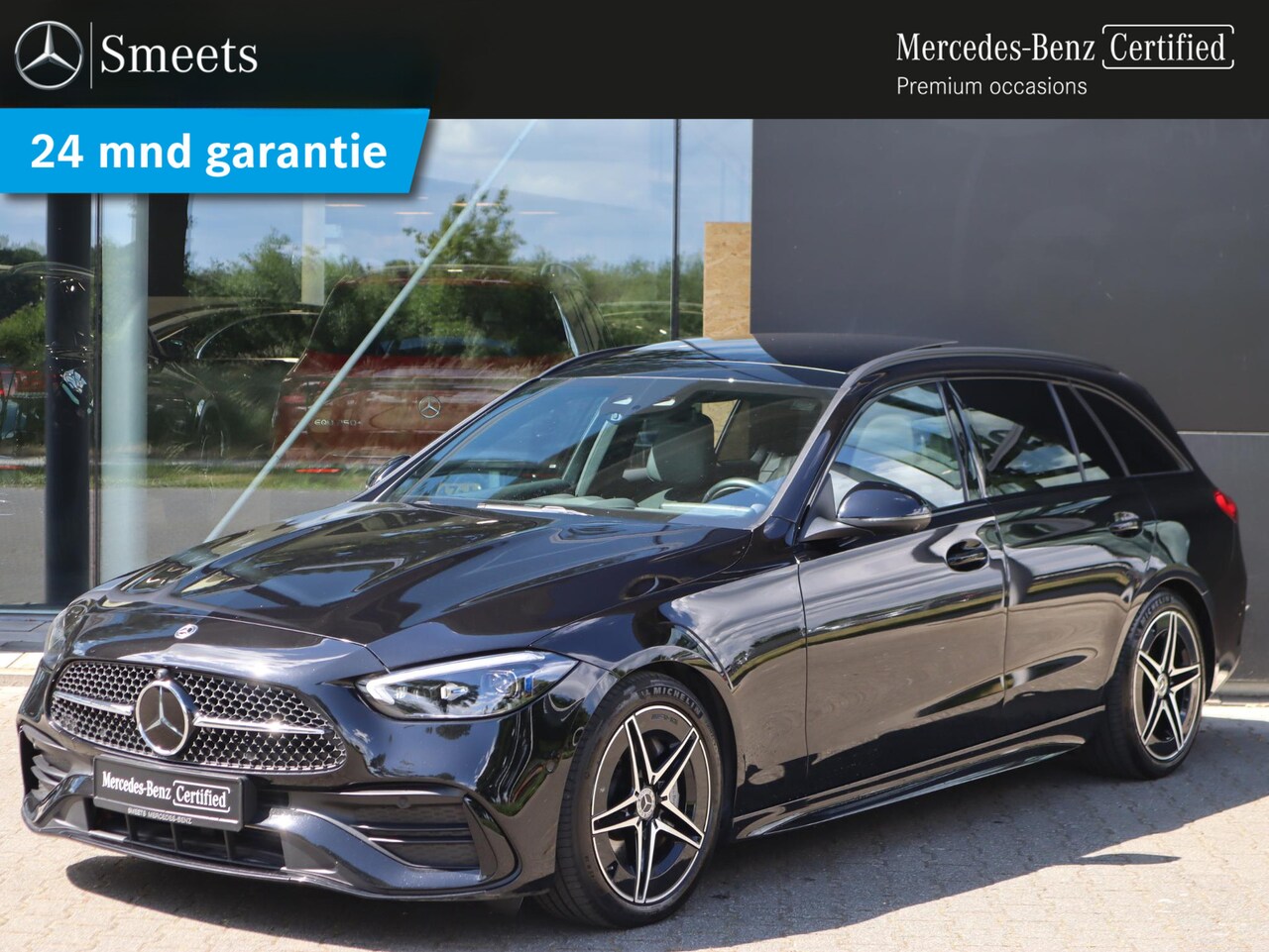 Mercedes-Benz C-klasse Estate - 180 AMG Line | Panoramadak | 360 camera | HUD | Burmester | Memory Seats | Trekhaak | Navi - AutoWereld.nl