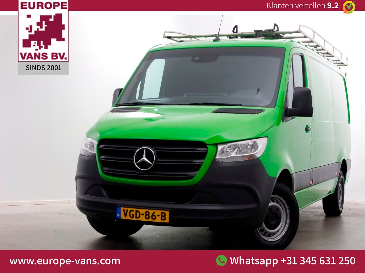 Mercedes-Benz Sprinter - 316 CDI 163pk L2H1 RWD 7G Automaat Navi/Camera/Inrichting 07-2020 - AutoWereld.nl