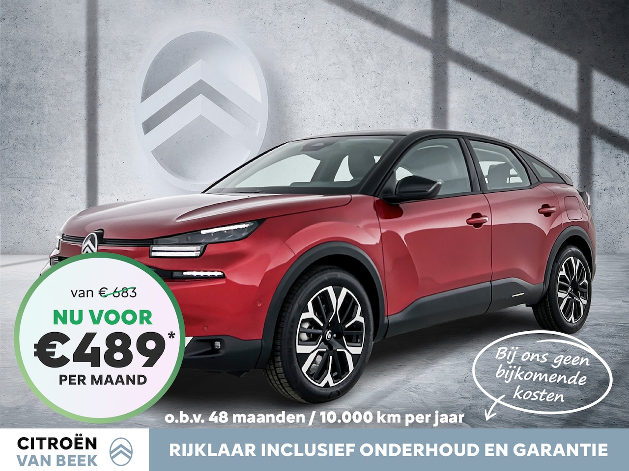 Citroën C4 - Hybrid 145pk Automaat Business Private Lease € 489,- pm - 48mnd - 10.000km - AutoWereld.nl