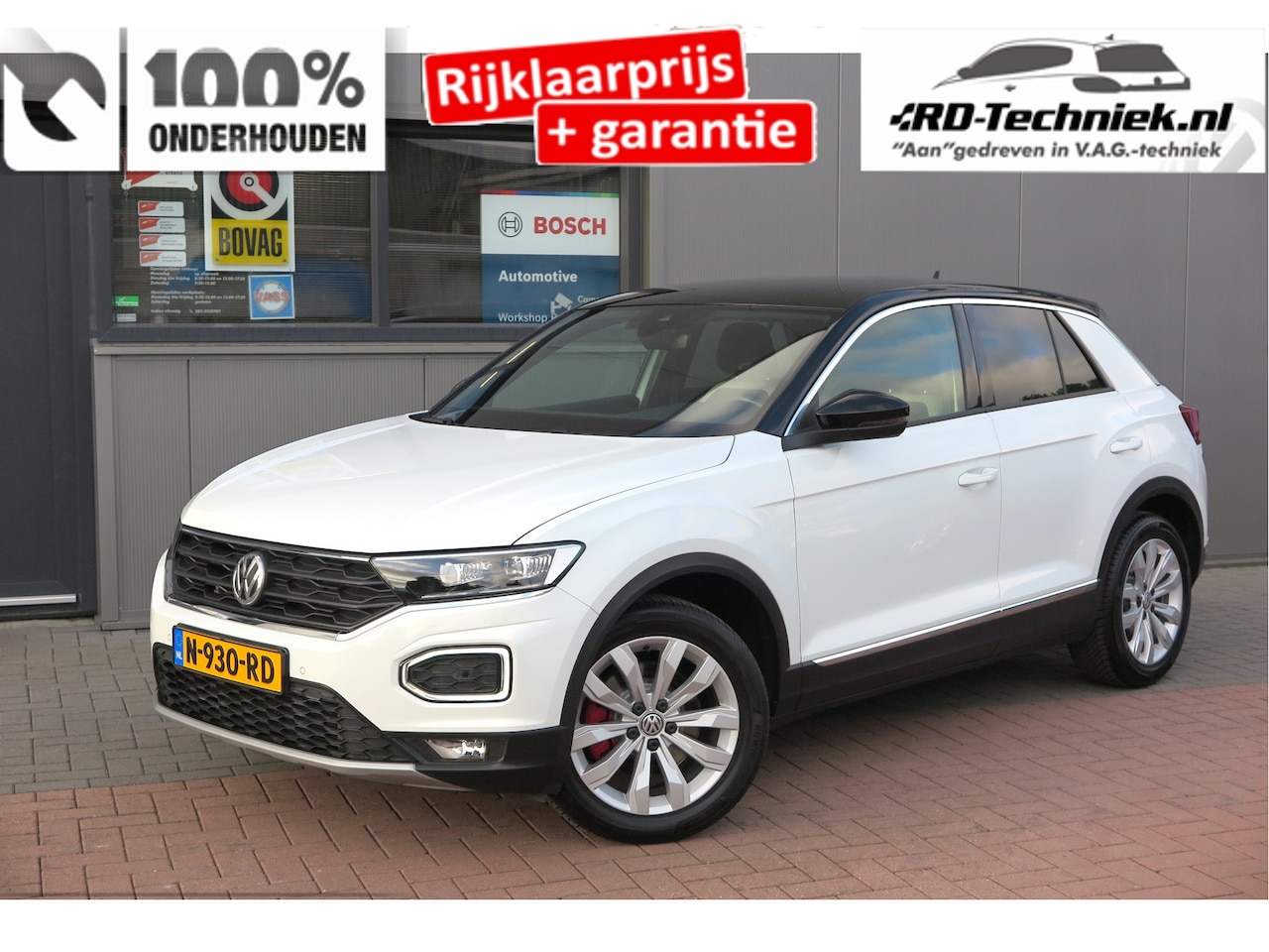 Volkswagen T-Roc - 2.0 TSI 190pk DSG 4Motion Sport , Virtual cockpit , Led verlichting, Trekhaak (afneembaar) - AutoWereld.nl